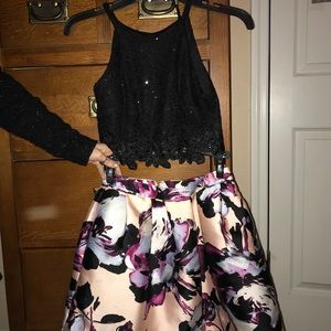SIZE 1 Two Piece Homecoming Dress